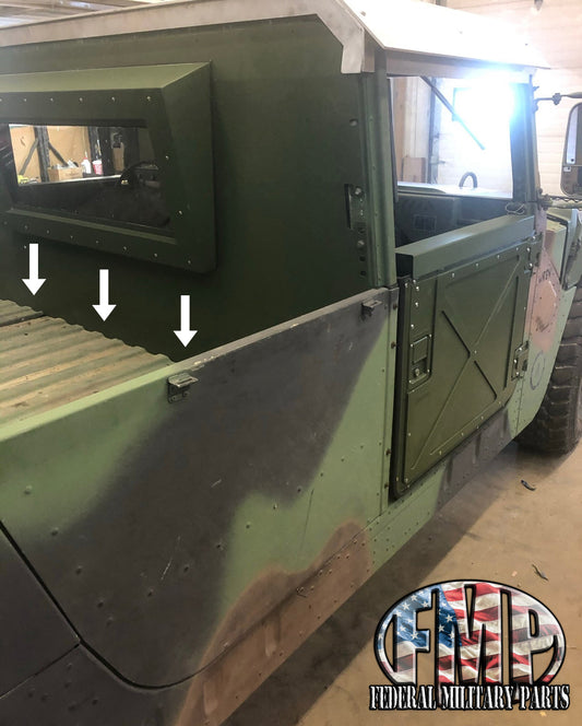 铁幕安装套件安装套件二人或四人M998军用悍马Hmwv H1