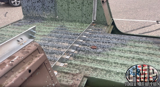 Canvas Rear Curtain Floor Seal (4-Man), fits Humvee M998