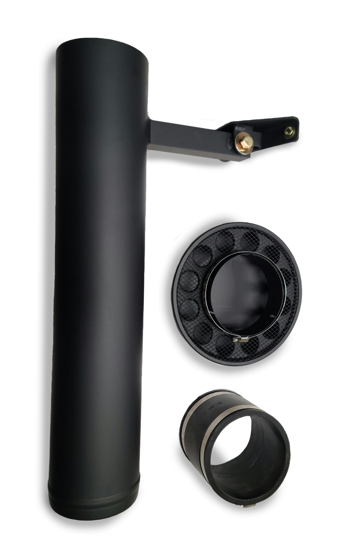 OEM Fording Intake Snorkel, Cap, Bracket and Straight Coupler for Military Humvee