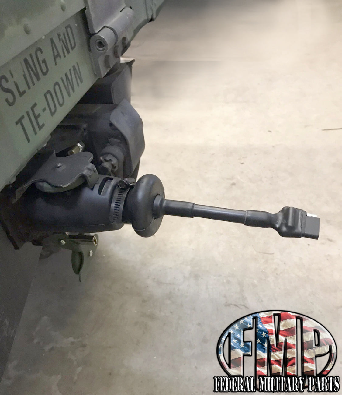 12 Pin To 4 Pin, Cable (E), 13" Adapter From any Military Wheeled Vehicle To Civilian Trailer with Flat 4 Connection