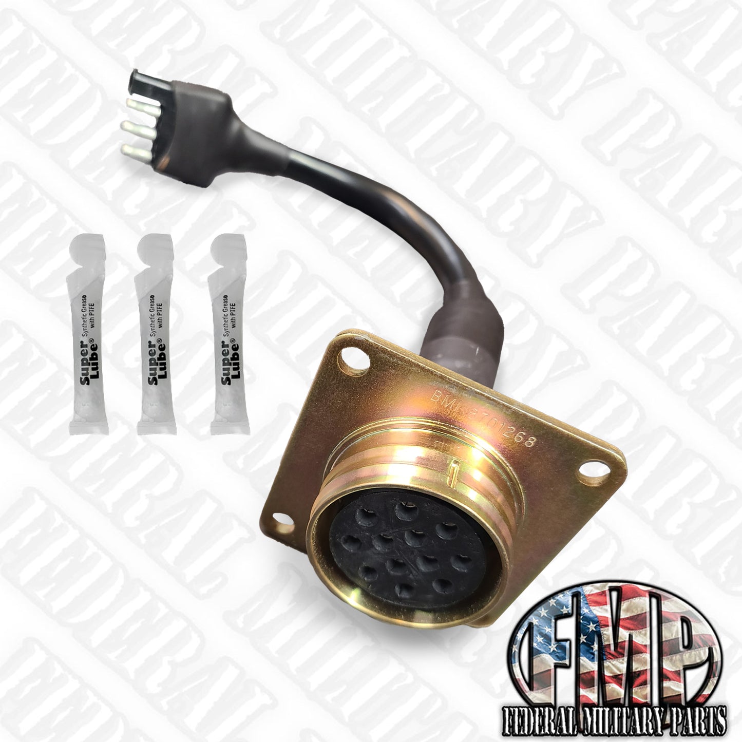 محول مقطورة عسكرية 9 "تسخير الأسلاك شاحنة مدنية إلى مقطورة عسكرية M1101 M1102 كابل ج