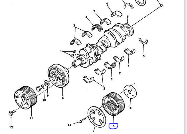 6.5 Crankshaft Pulley (8 GROOVE) 3020014427485