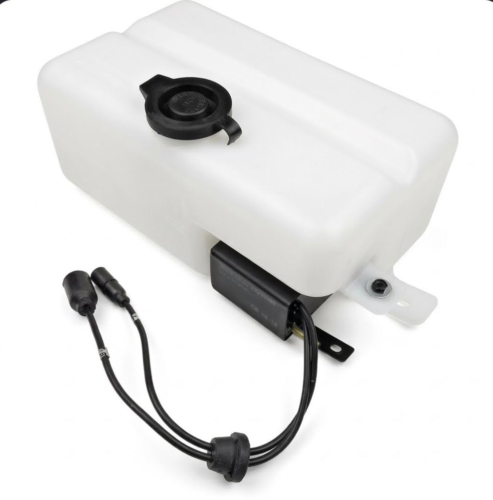 Windshield Washer Reservoir Tank + 24V Pump Assembly, 12342885, Compatible with HUMVEE HMMWV