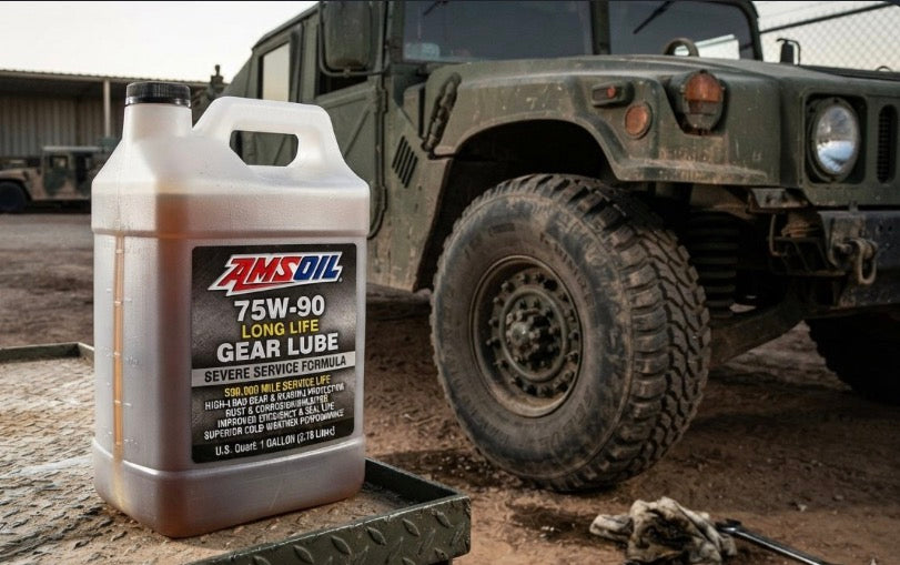 AMSOIL 75W-90 Long Life 100% Synthetic Gear Lube Gallon (FGR1G-EA)