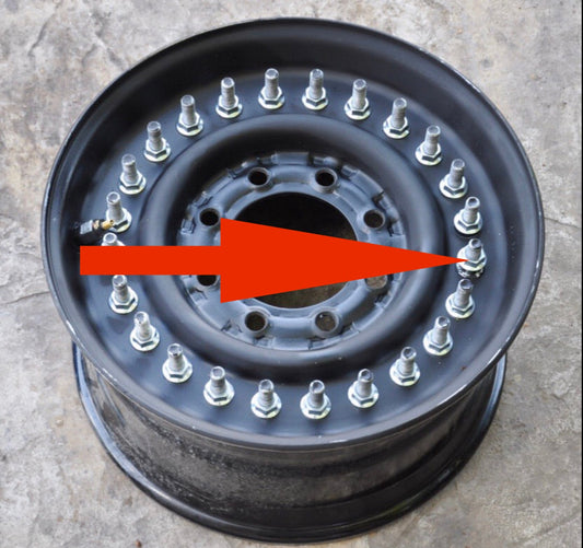 Wheel Assembly Bolt + Flanged Nut 1/2-20x2 1/8 5306-01-417-2467 Wheel Rim Bolt fits Military Humvee M998