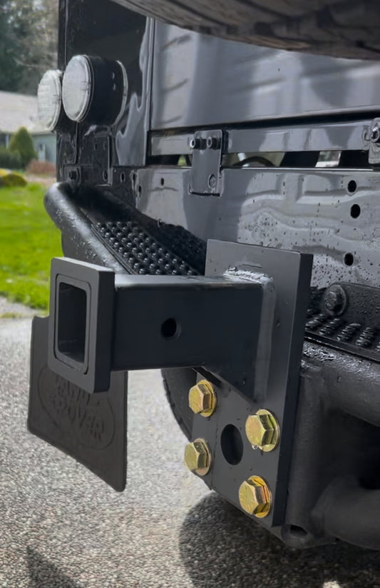 Pinball Hitch for Land Rover Defender NAS Bumper (Includes Mounting Hardware) Two Inch Receiver
