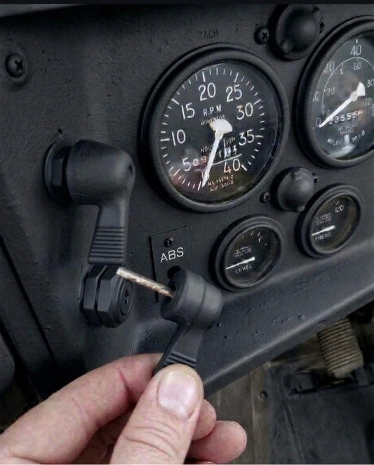 OEM Style Keyed Ignition Switch BLACK Fits All Military Vehicles Including Humvee Etc.