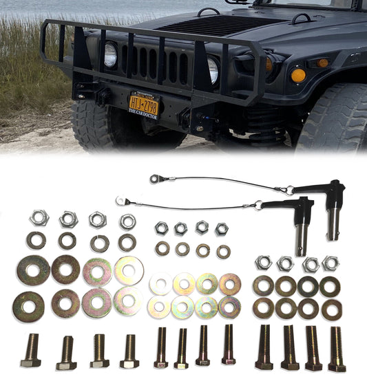 Mittlere Duty Brush Guard Hardware und Pin Kit mit zwei 5/8" Pins