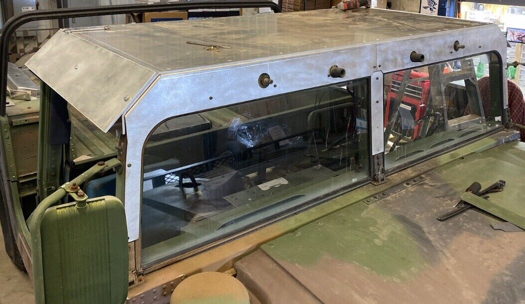 Windshield Half - Clear - Gasket Sold Separately - fits Humvee 