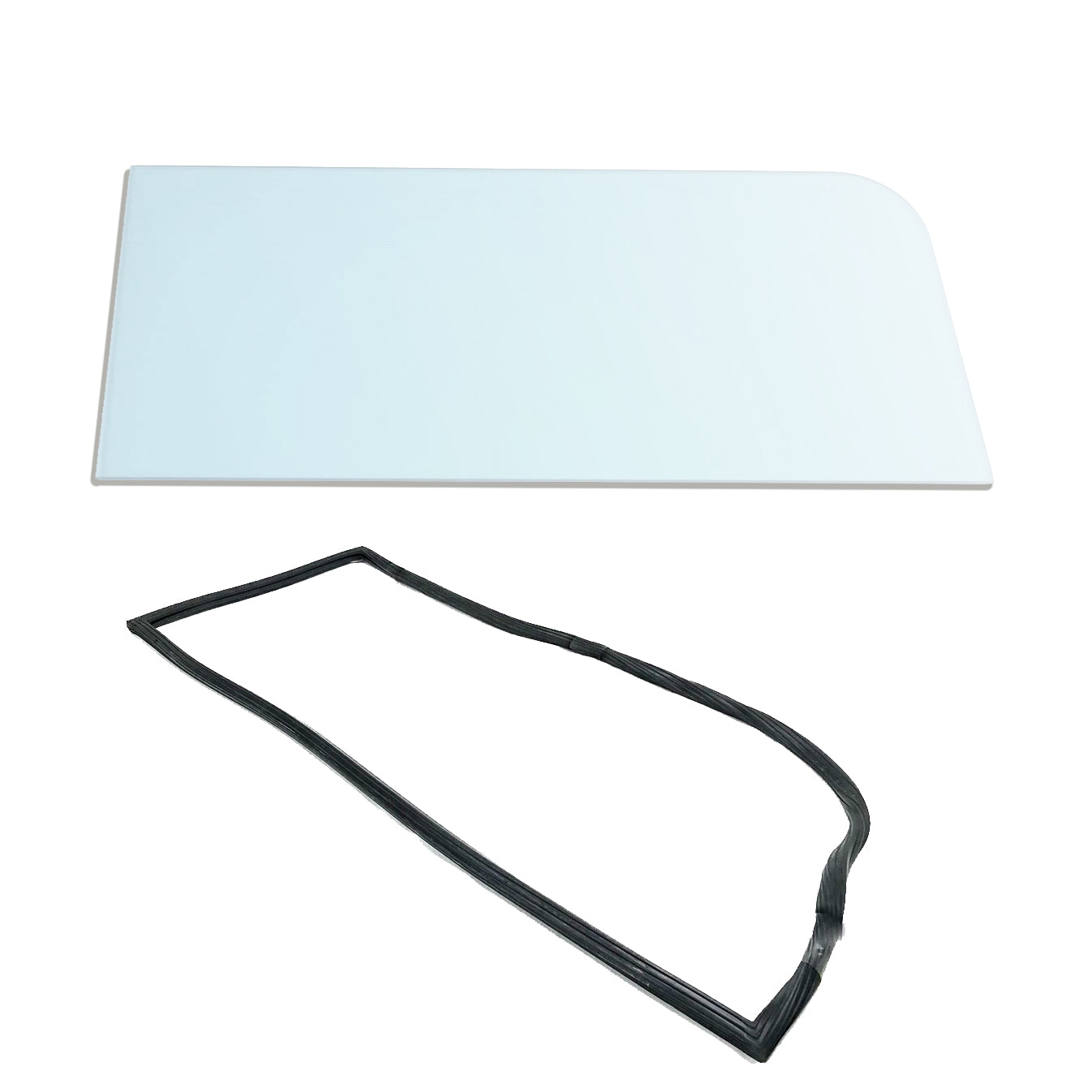 Bullet Resistant Windshield Half for Humvee - HMMWV - M998 M1038- Gasket Optional