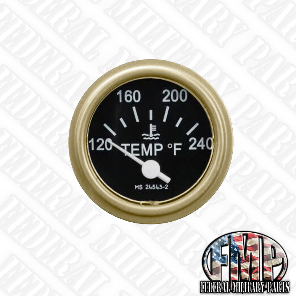 Engine Temperature Gauge 2" 120-240 F , for M988 Humvee , MS-24543-2