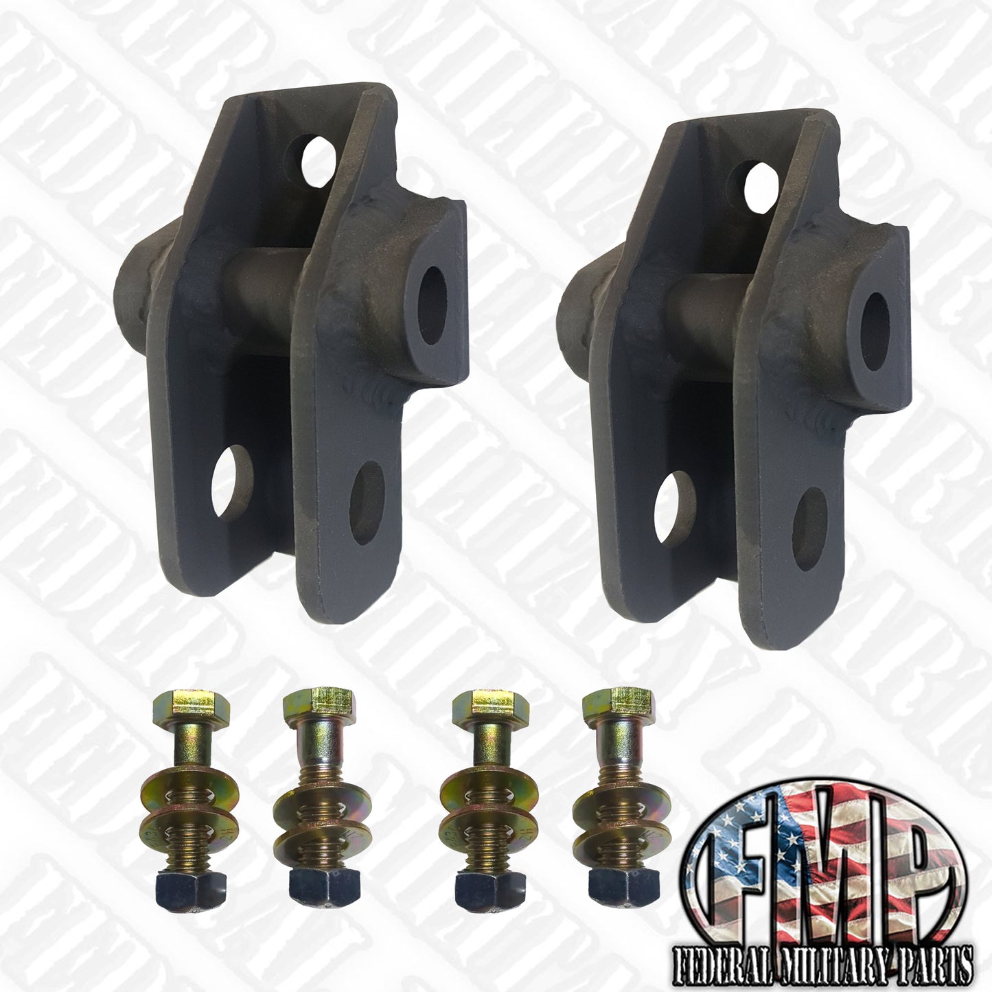 Front Bumper Clevis Mount (Clevis Sold Separately)- Compatible with HUMVEE