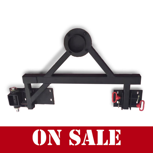 摆脱轮胎载体 - 后保险杠山 - 空运保险杠风格 - 军用悍马HMMWV A2 - M1043A2 M1045A2