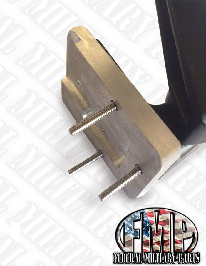 Par Humvee speglar och adapterplattor för mjuka dukdörrar militära M998-fästen