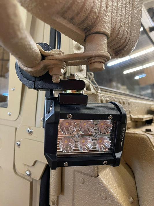 Mirror Mounted Dual Light Kit LED 24V fits Hitch + 24v Tail Light Kit For Civilian Trailer fits Military Humvee M998 Hmmwv