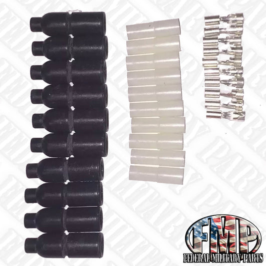 男性军用电气壳连接器 - 10 PK / 100 PK - Humvee CUCV M998 / M151A1