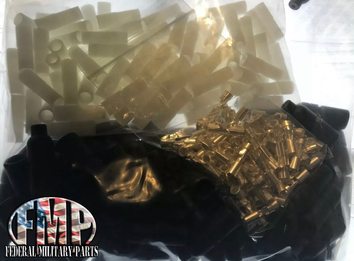 军用电气橡胶壳连接器 - 男/女性 - 10各 - 连接器 - Humvee M998 M925 M1038 HMMWV Deuce 6x6 MS27142-3 MS27144-2