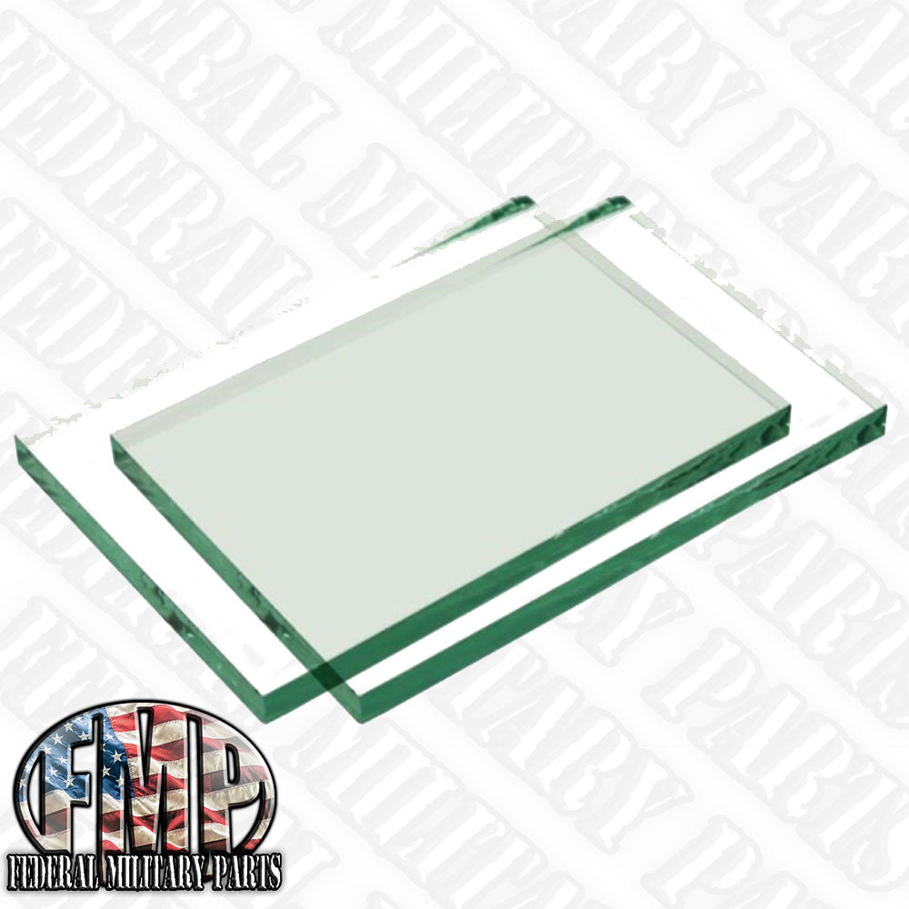 Laminated 3/8" - Tinted or Clear - Unframed Replacement Glass Windows fits Humvee Hard X-Doors