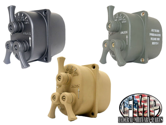 军用车灯3杠杆灯开关NSN 5930003078856 MS 51113-1