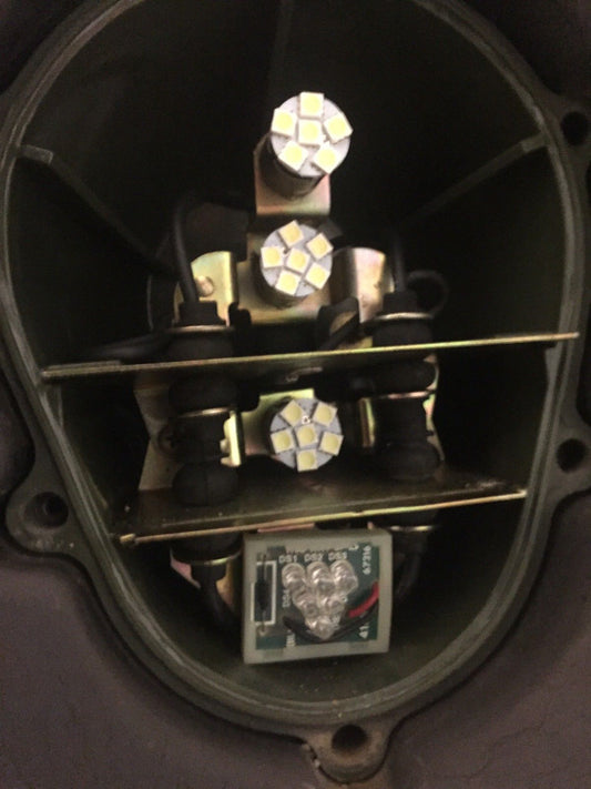 3 Bulb Military Tail Light (13 LED) Conversion Kit 24v Brightest Bulbs M998