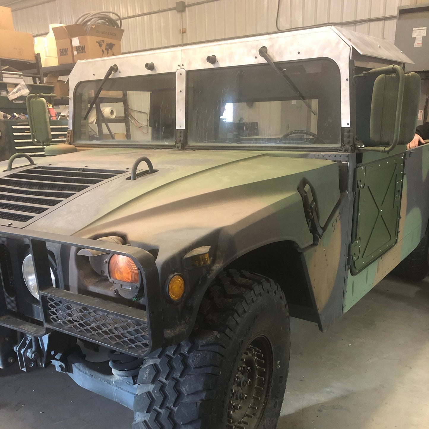 4 Man Extended Length Roof and Cab Extension for Military Humvee 1/4” Tactical Aluminum Roof