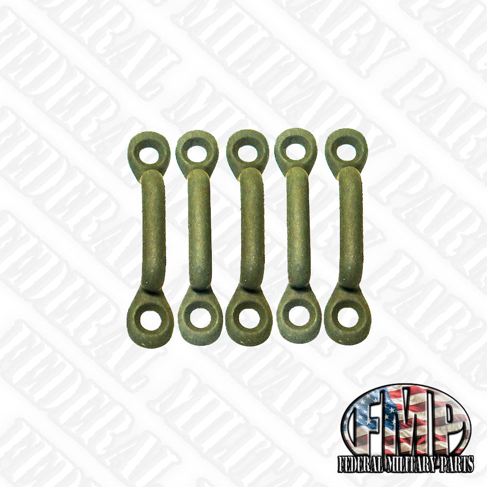 5包黑色,棕褐色或绿色军用帆布篷布/帆布钩(b)系列 - M998悍马