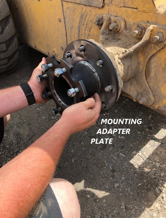 滑动式转向轮,轮辋和轮胎适配器板 - 适应8个凸耳轮辋 - Bobcat Skid Steer Loader