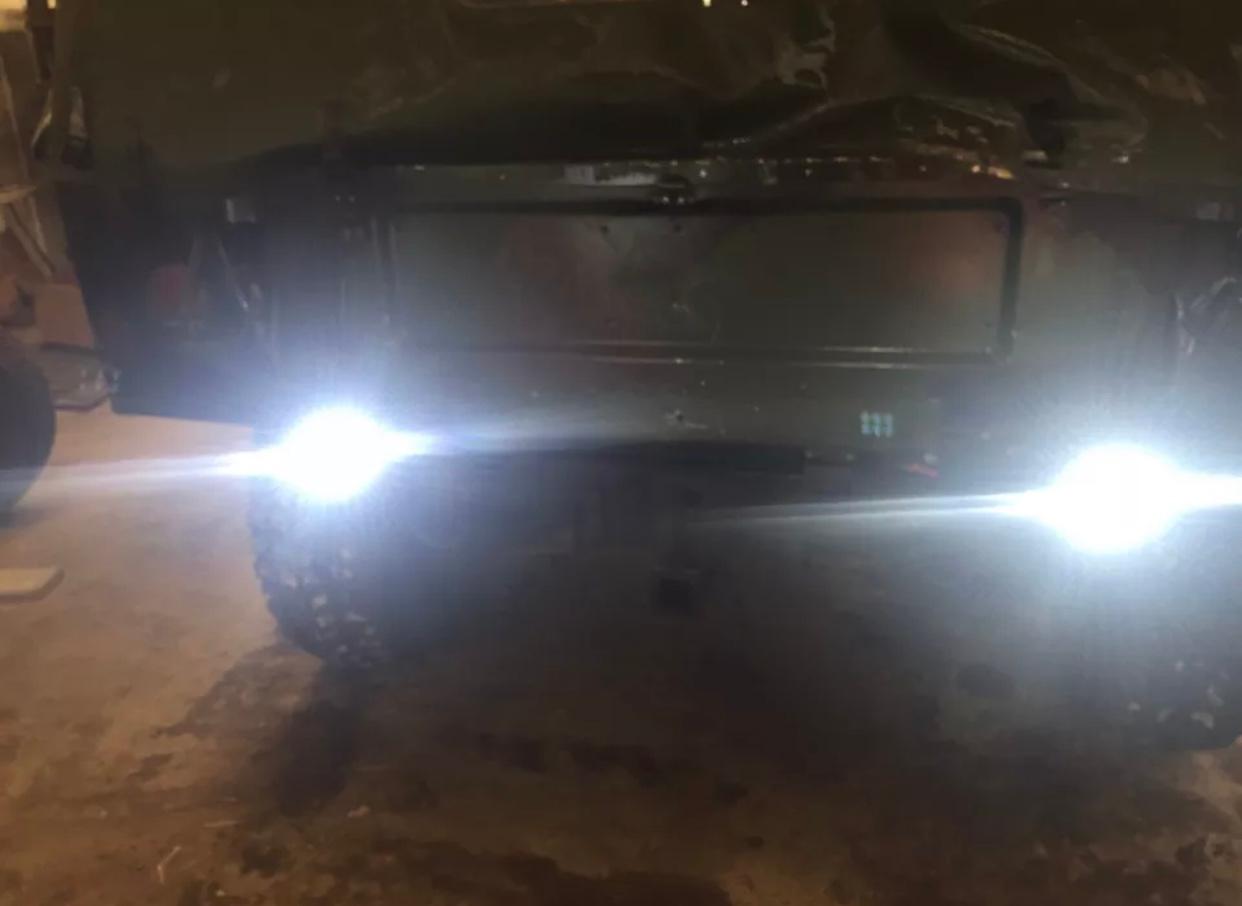 Dual Backup Reverse 24 Volt Includes Two LED Lights for Military Humvee