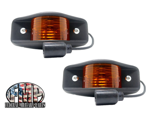 两侧标记清除灯琥珀透镜黑色身体L.E.D。