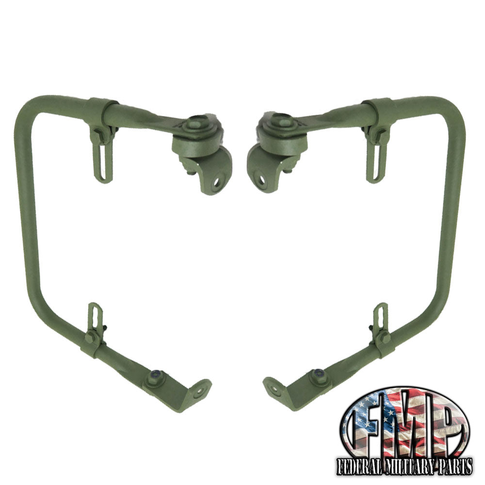 Soporte de montaje verde para espejo en Humvee militar (izquierda o derecha)