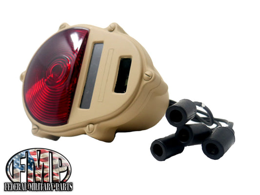 谭尾灯标志刹车停止灯组装黑色 24 伏军用悍马