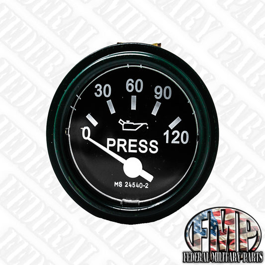Oil Pressure Gauge 120 PSI MS-24540-2 M35 fits M998 HUMVEE