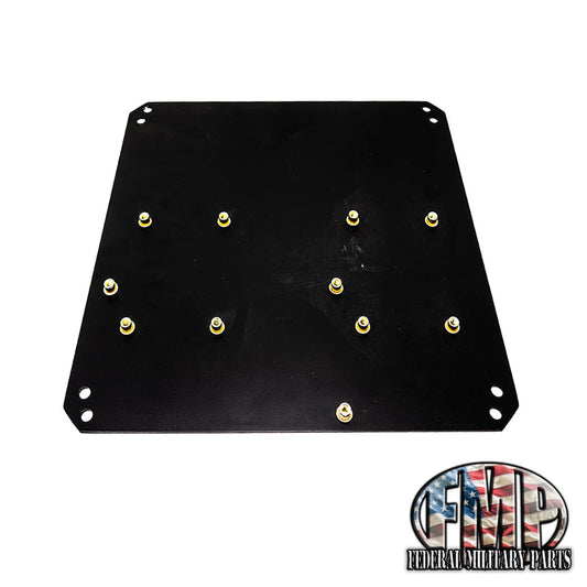 Adapter Plate for Military Humvee After Market Passenger Seats + hardware