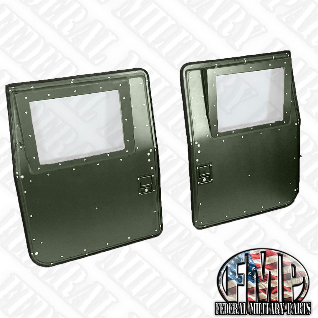 Smooth Hard Doors No X-Pattern Set of 2 or 4 Choice of Color fits Humvee