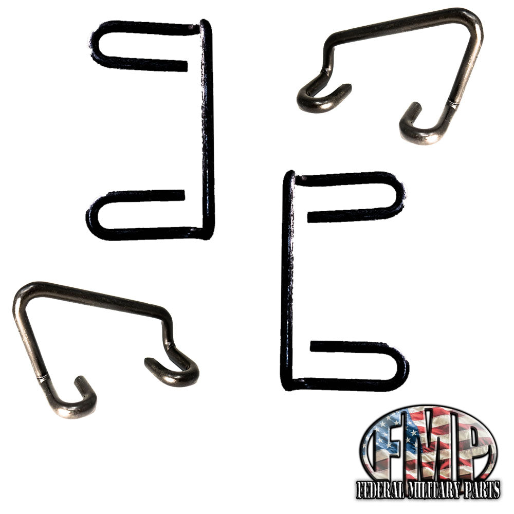 Soft Canvas Door Striker - Set of 4 - Front Rear Left Right fits Humvee