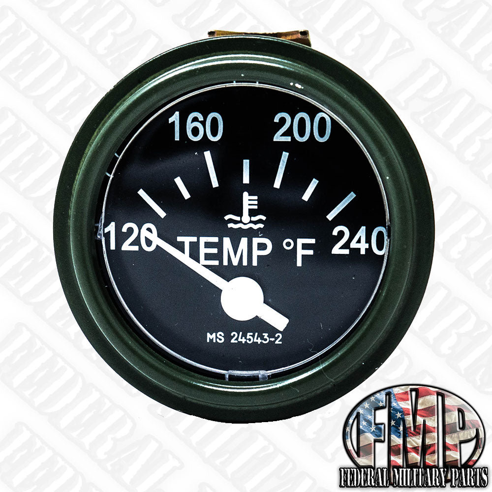 Temperature Gauge & Sending Unit (HMMWV), New Style Gauge With LED Over Temp  Indicator, 6015560-61 / 5718130