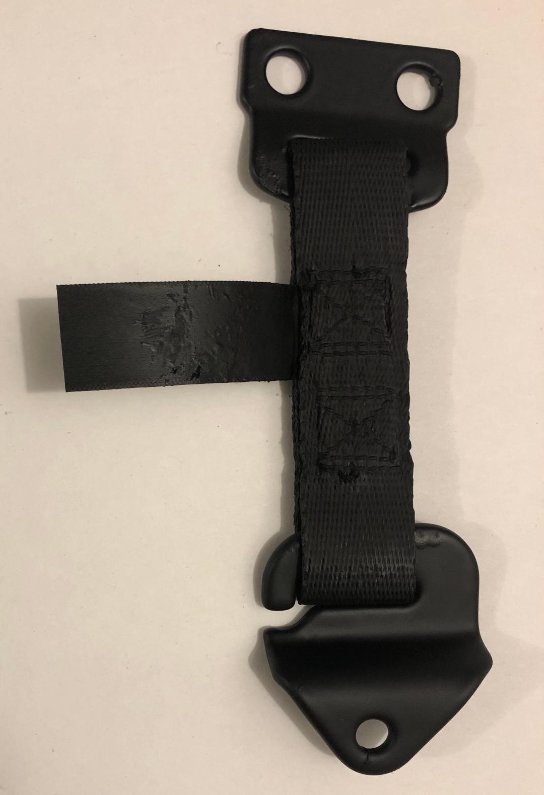 RH BLACK Limiter Strap - fits M998 HMMWV Passenger Side HUMMER Straps