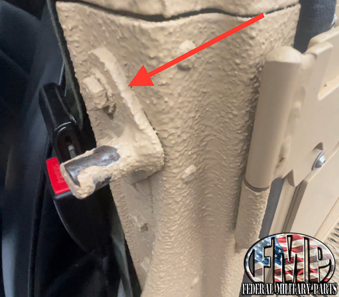 Door Striker Spacers, Set of Four, fits Military Humvee