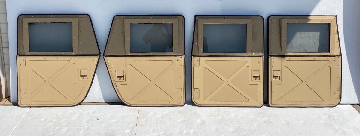 Front 2 Only Split X-Doors Convertible from Full Doors to Half Doors fits AM General Humvee