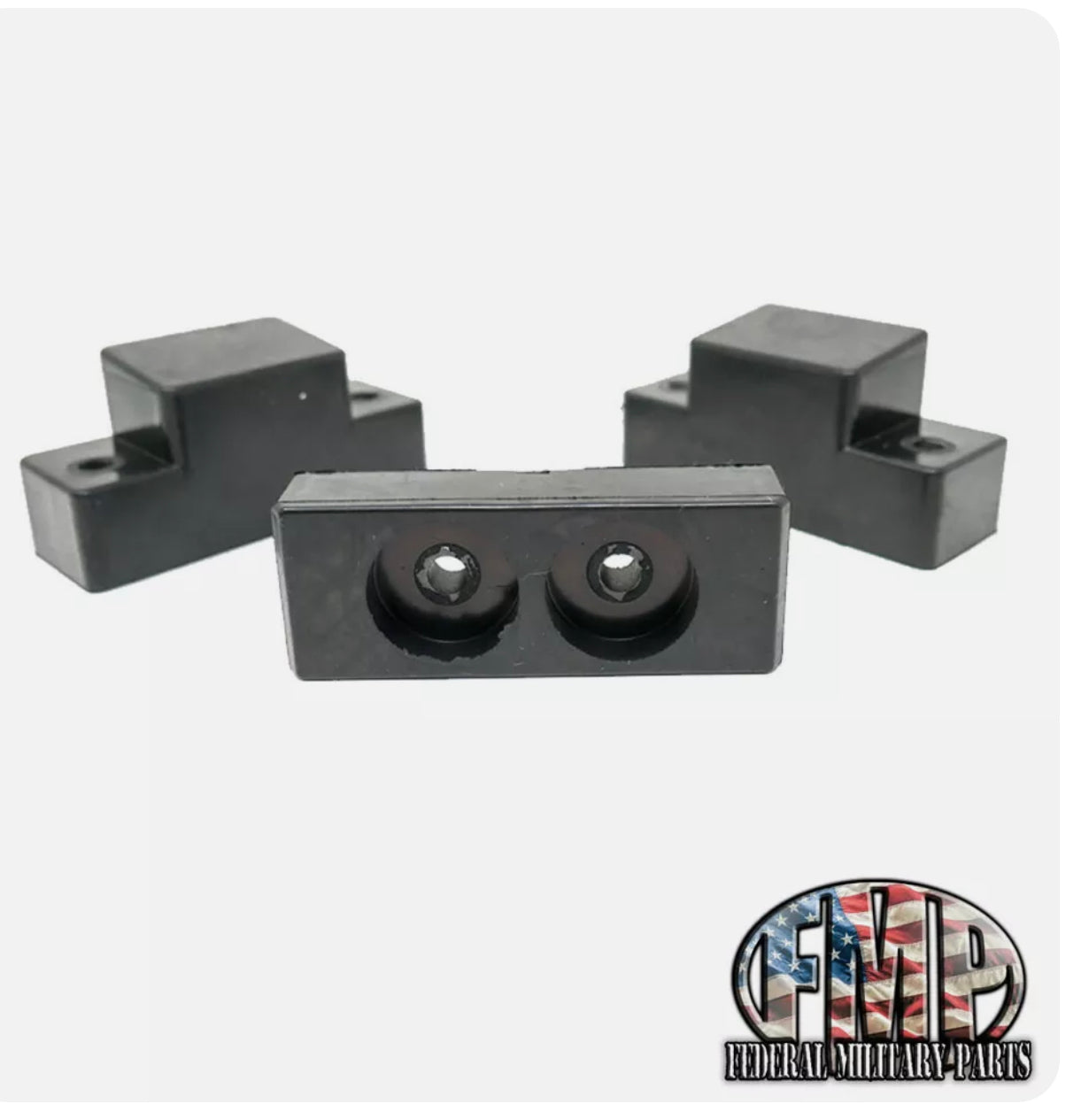 M998 H1 Hood Bumper Set Hummer Humvee 1233888 & 12338896