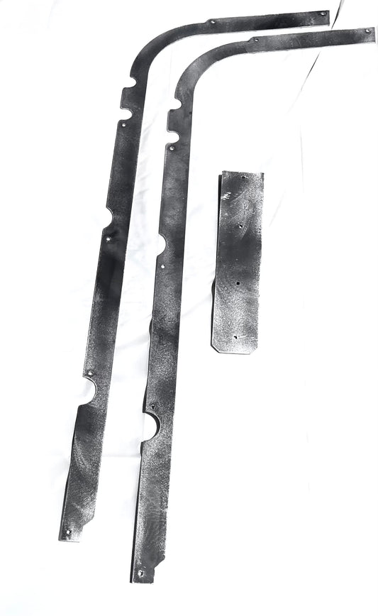 Windshield Retainer 3 Piece Kit, Aluminum 2nd Generation fits Military Humvee M998 HMMWV