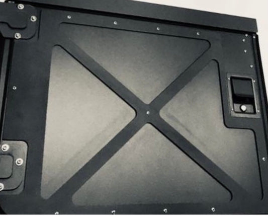 Set of Four Window Overlays and Door X-pattern Overlay For Military Humvee For Hard Doors