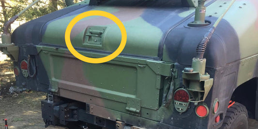 Slantback Griff original militärische oem für Schrägrücken Humvee M1043A2 M1045A2 und andere