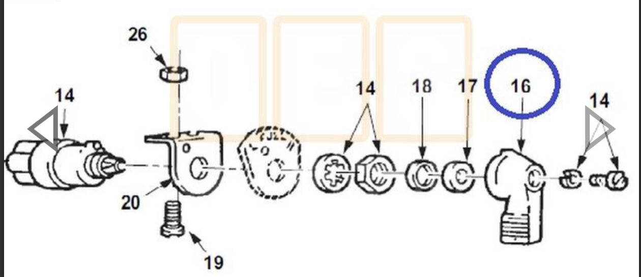 One Lever for Light Switch fits Humvee