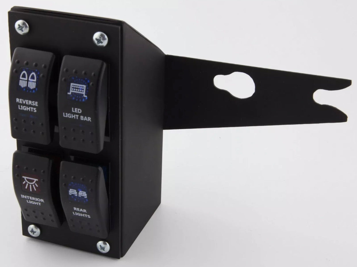 Humvee Light Bar 24V Blazer 100 watt - vit u5 lampor - ingen borr installera m998 militär vit trippel ljus bar