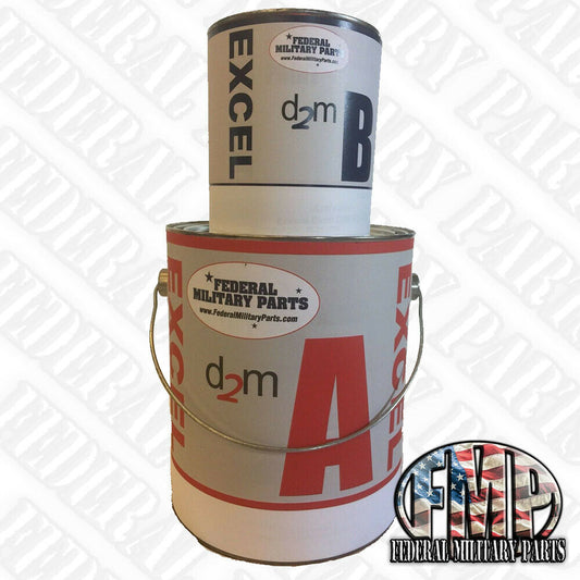 MILITARY HUMVEE PAINT KIT- SVART, SKOGSKAMOUFLAGEBRUN, TAN eller NC/383 GRÖN - 5 QT - FÄRG + REDUCER - INGEN PRIMER BEHÖVS