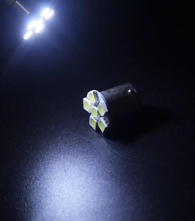 Kit de conversión de luz trasera militar de una sola bombilla (6 LED), 24 V, bombillas más brillantes, compatible con Humvee M998