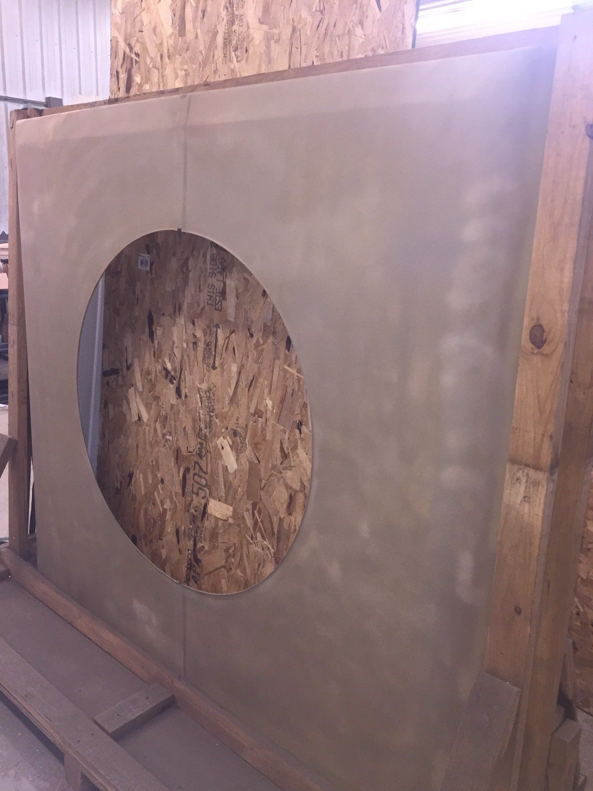 Turret Hole Cover, 1/8" Aluminum - fits Humvee M998 HMMWV M1038 M1025