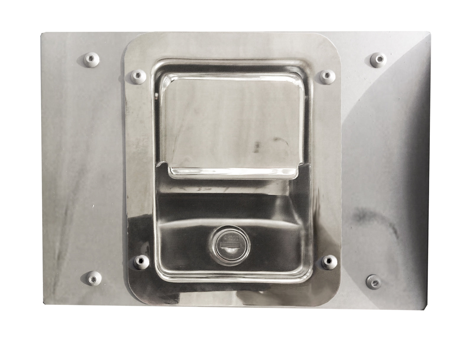 LOCKING SLANTBACK HANDLE REAR EXTERIOR HATCH LATCH + PLATE M998 