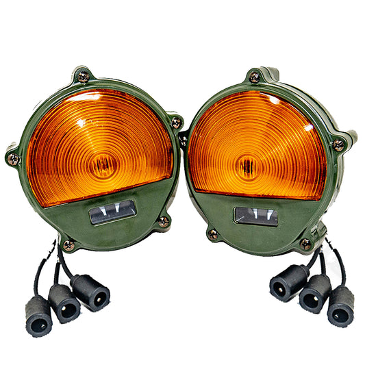 Front Turn Signal - Black , Tan or Green - Single or Pair- Fits M-Series Including Humvee